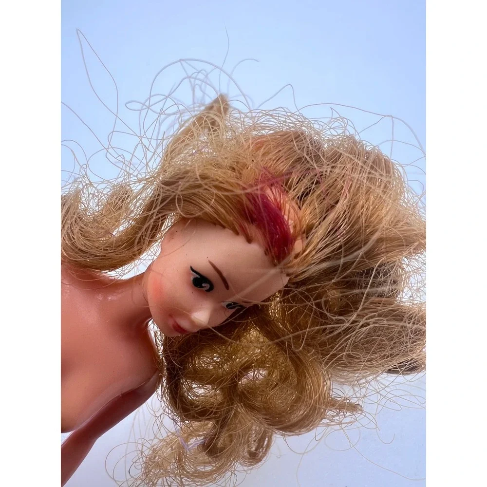 Vintage Miner Industrial Mini Fashion Doll 1986 Blonde Hair 4.5